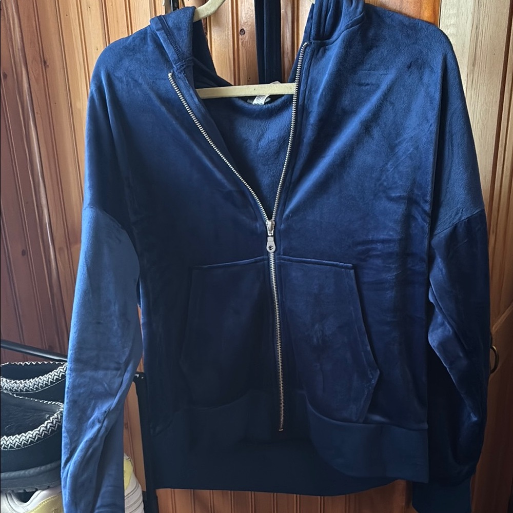 Felina Deep Blue Zip-Up Jacket